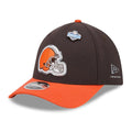 Cleveland Browns NFL Draft 2026 Dark Brown 39THIRTY M-Crown Stretch Fit Cap-kentox