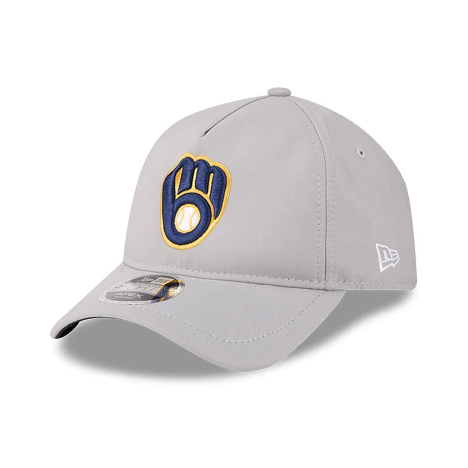 Milwaukee Brewers MLB Quickstrike Grey 9FORTY Apex Adjustable Cap-kentox
