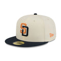 San Diego Padres MLB City Connect Cream 59FIFTY Fitted Cap-kentox