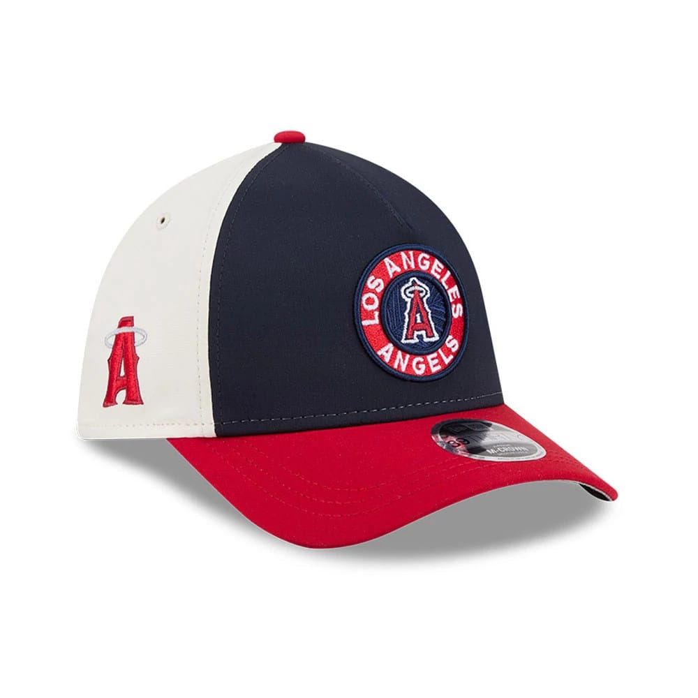 Angels MLB City Connect Navy 39THIRTY M-Crown A-Frame Stretch Fit Cap-kentox