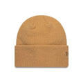New Era Mohair Light Beige Wide Cuff Knit Beanie Hat-kentox