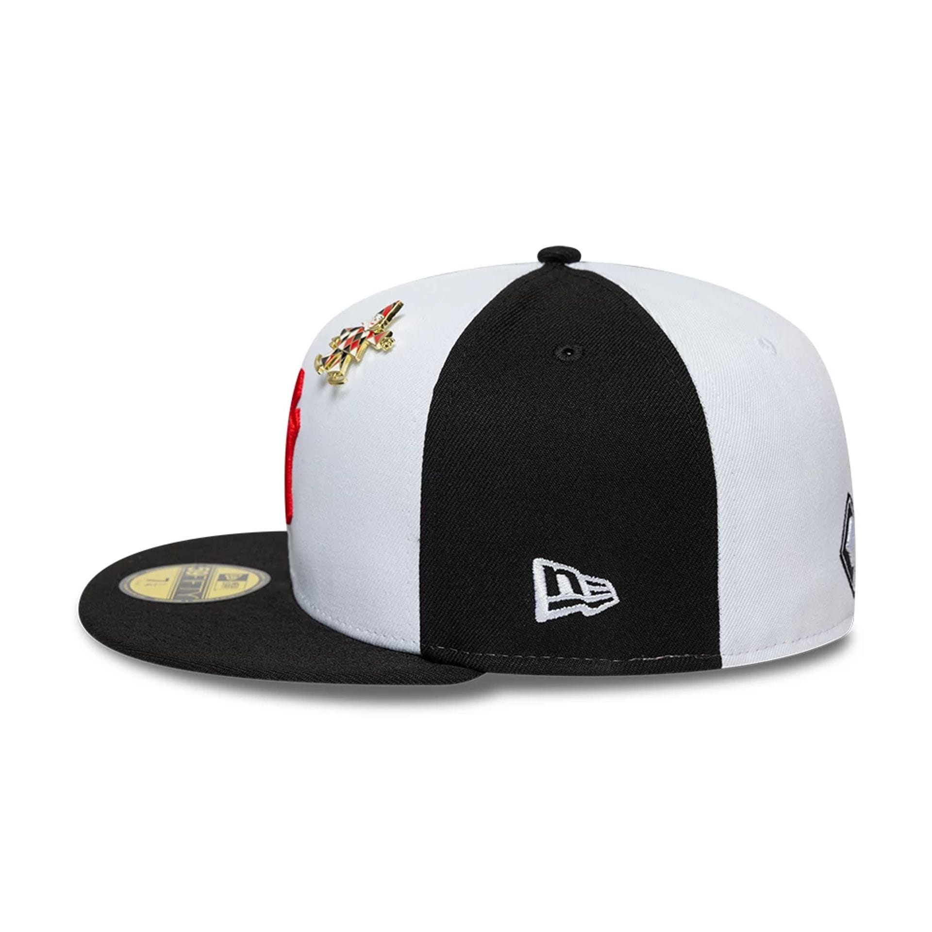 New York Yankees MLB Pinwheel Black 59FIFTY Fitted Cap-kentox