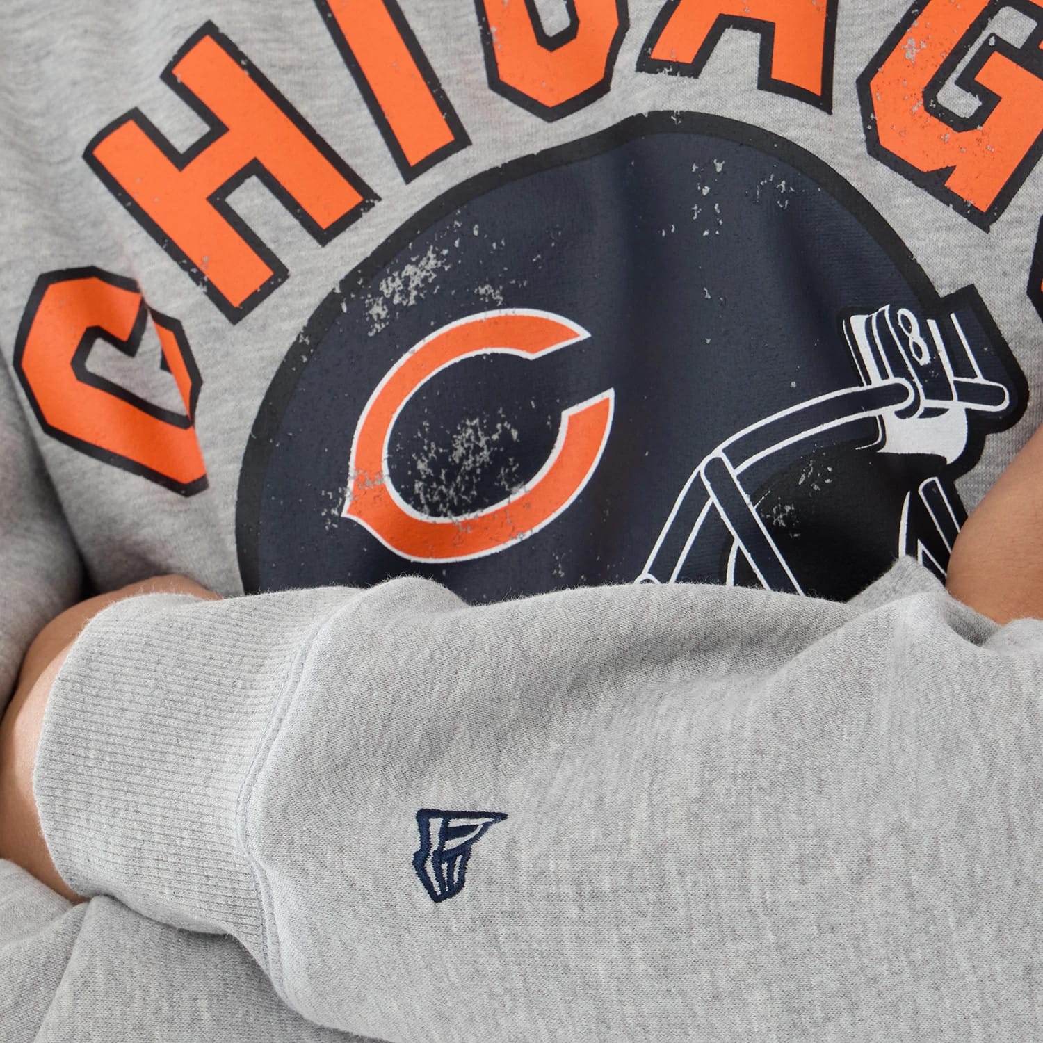 Chicago Bears NFL Training 2026 Grey Crew Neck Sweater-kentox