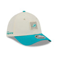Miami Dolphins NFL Training 2026 White 39THIRTY M-Crown Stretch Fit Cap-kentox