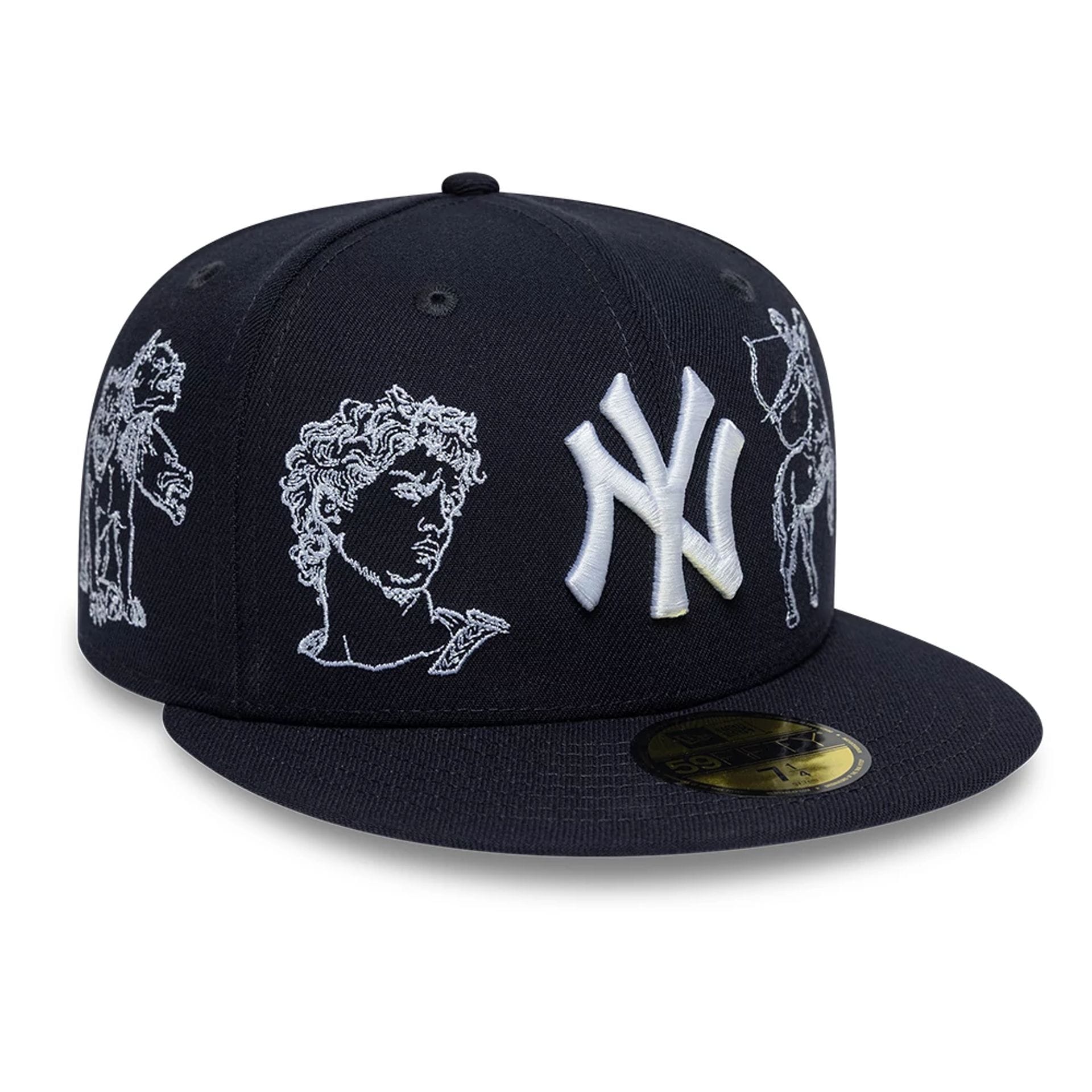 New York Yankees MLB Mythical Navy 59FIFTY Fitted Cap-kentox