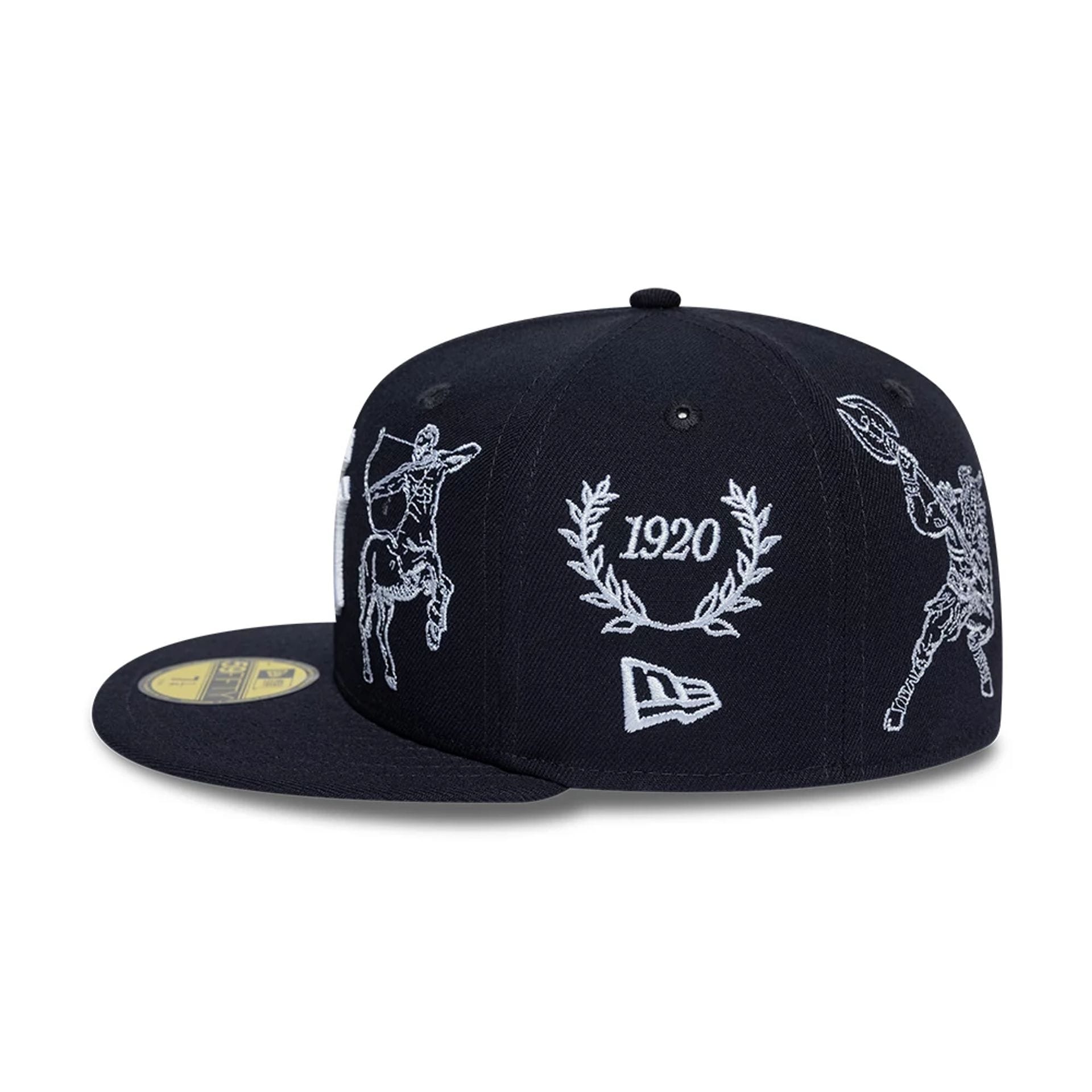New York Yankees MLB Mythical Navy 59FIFTY Fitted Cap-kentox