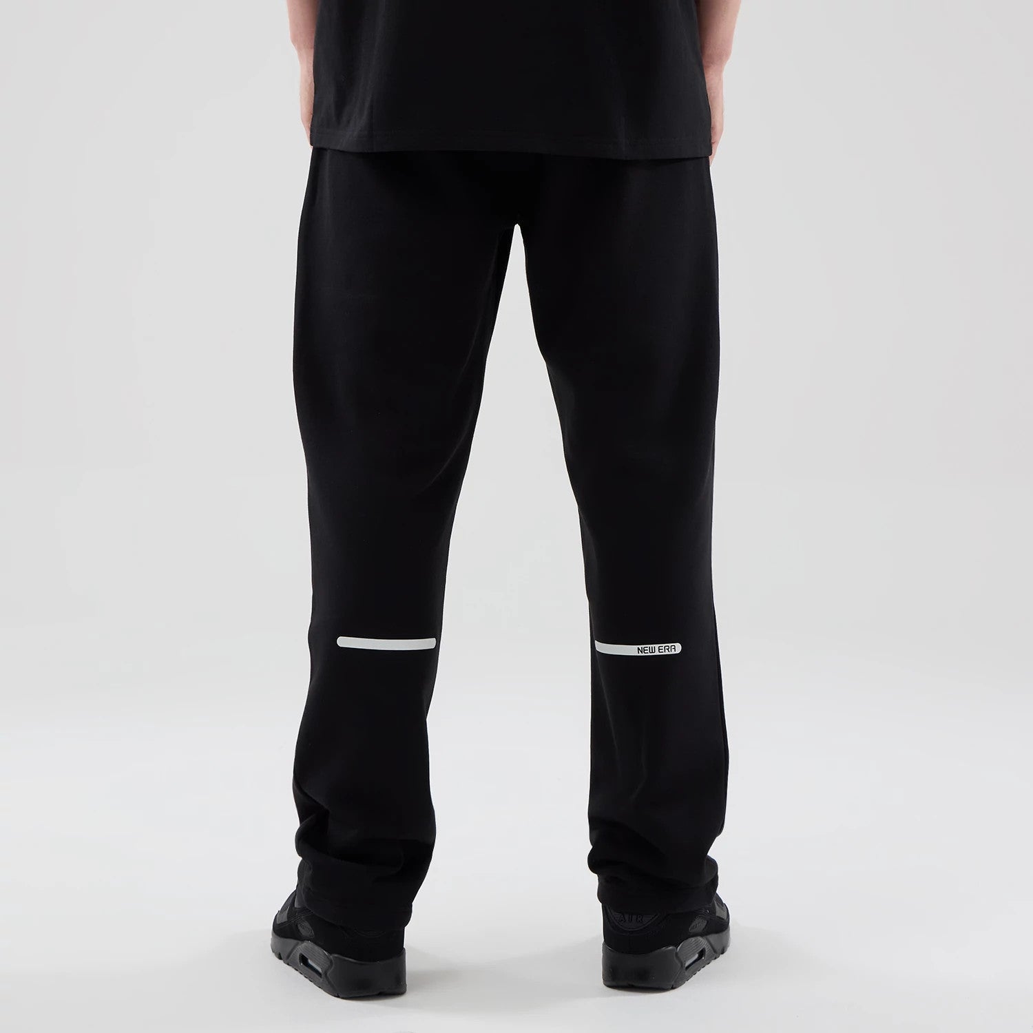 New Era Tech Black Straight Leg Joggers-kentox