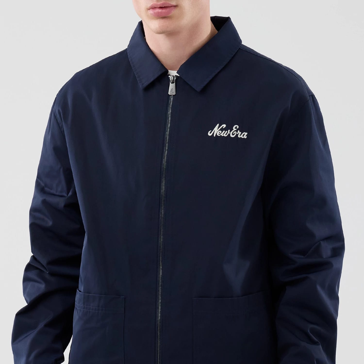 New Era Navy Shacket-kentox