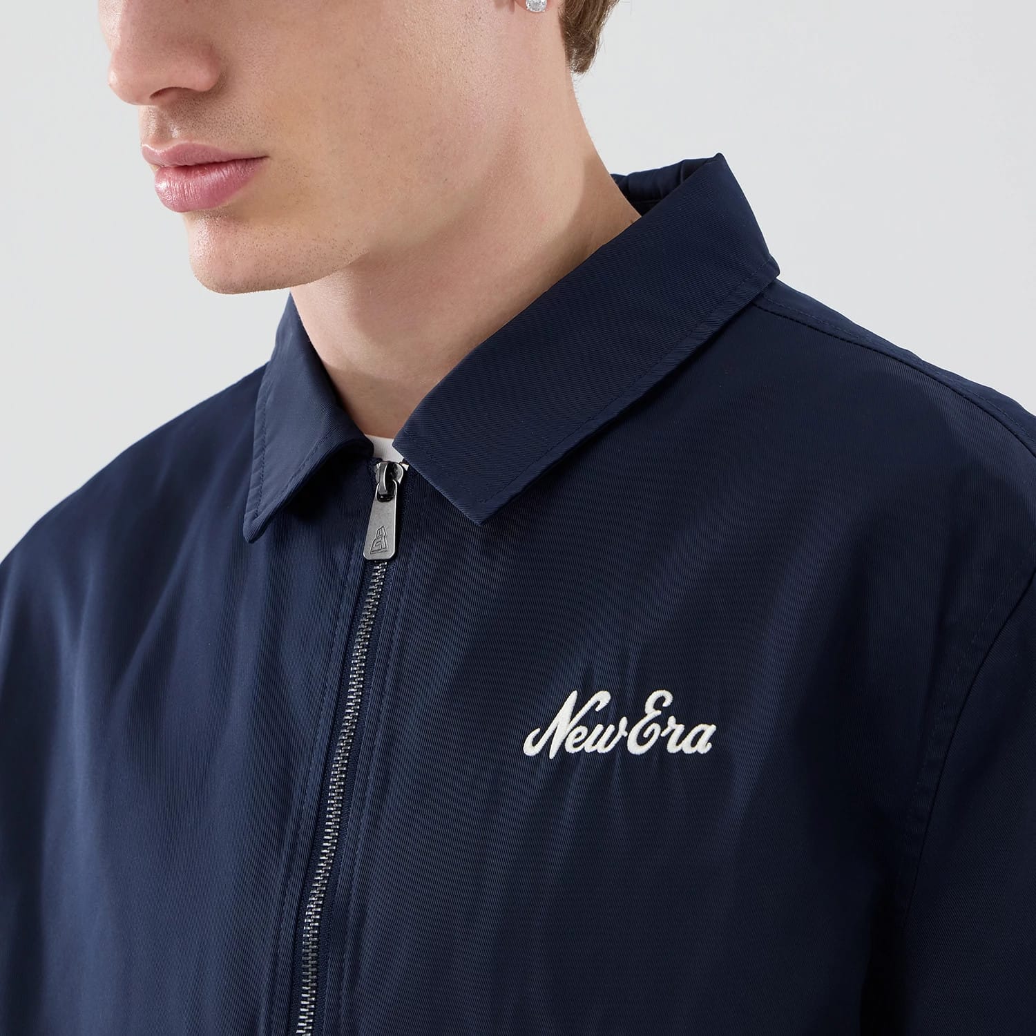 New Era Navy Shacket-kentox