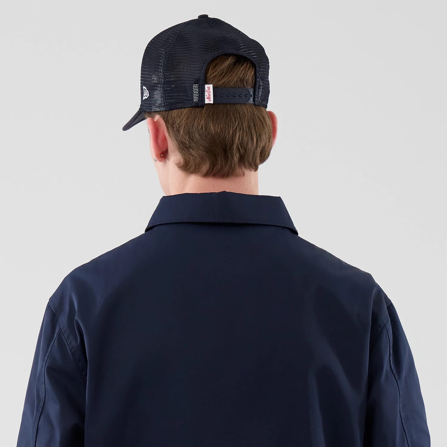New Era Navy Shacket-kentox