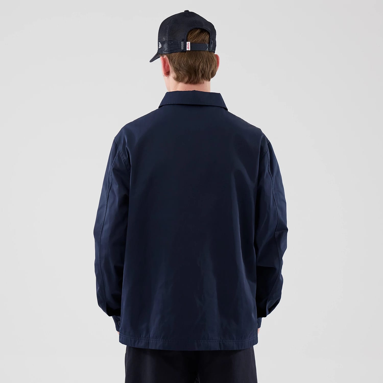 New Era Navy Shacket-kentox