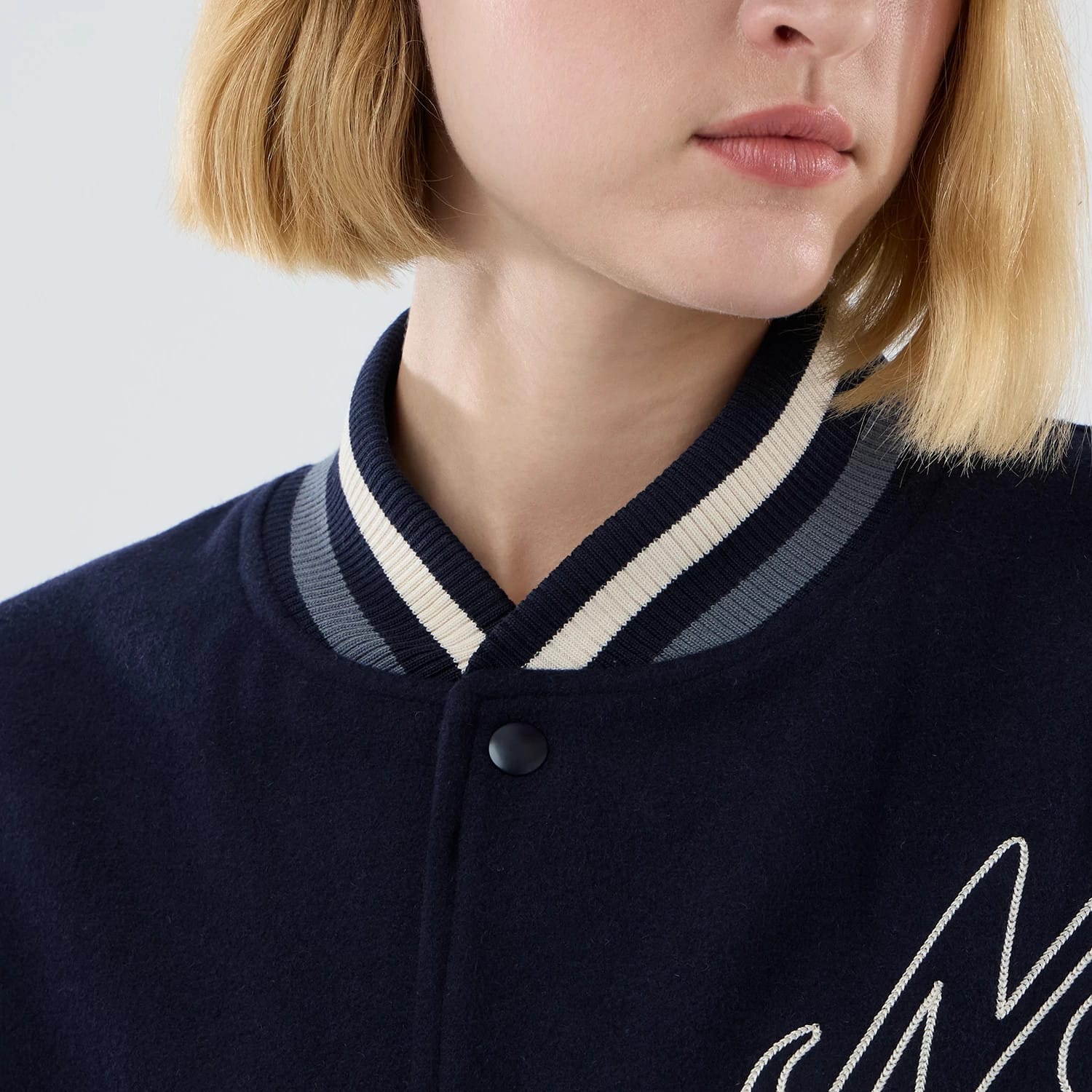 New Era Oversized Navy Varsity Jacket-kentox