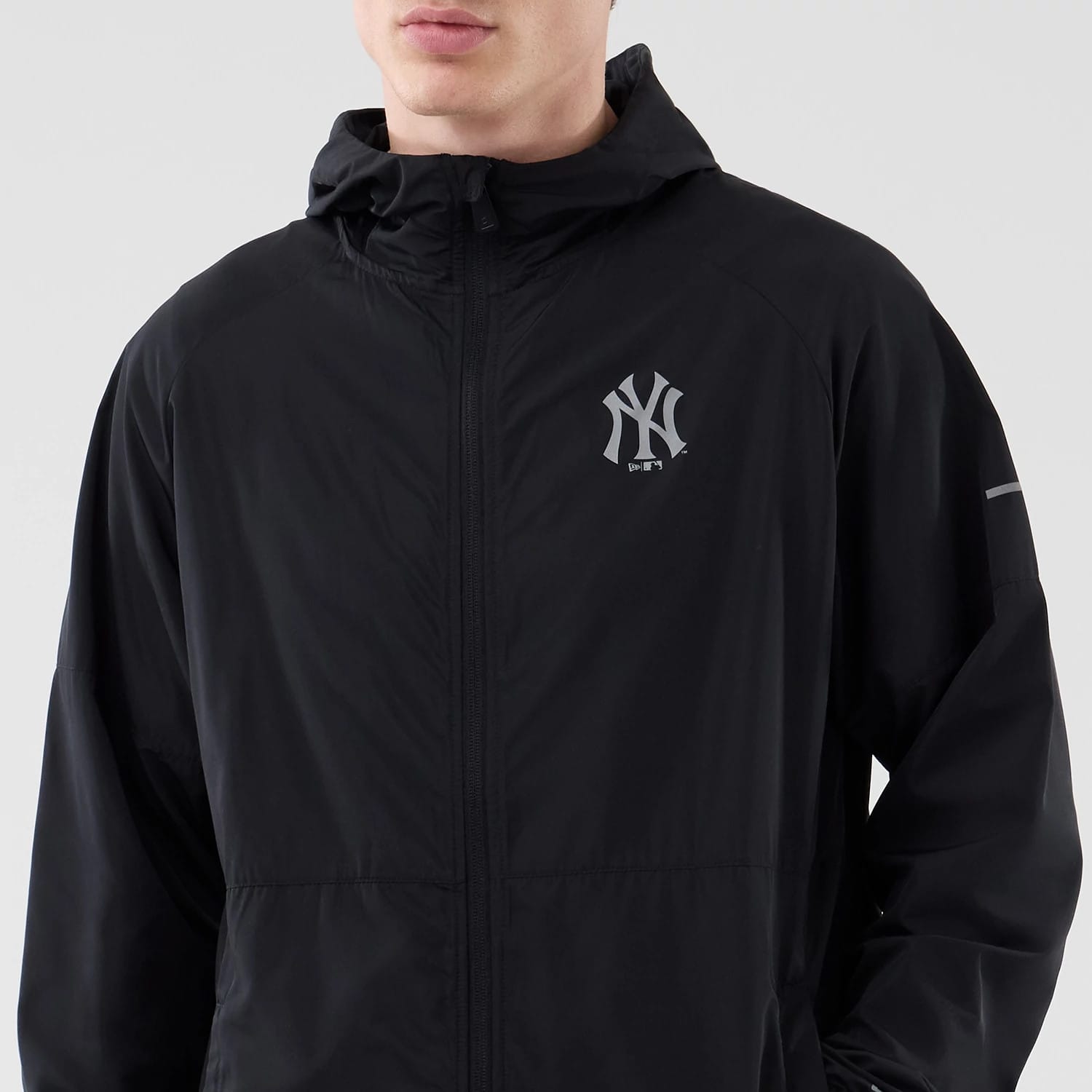 New York Yankees MLB Core Plus Windbreaker Black Jacket-kentox