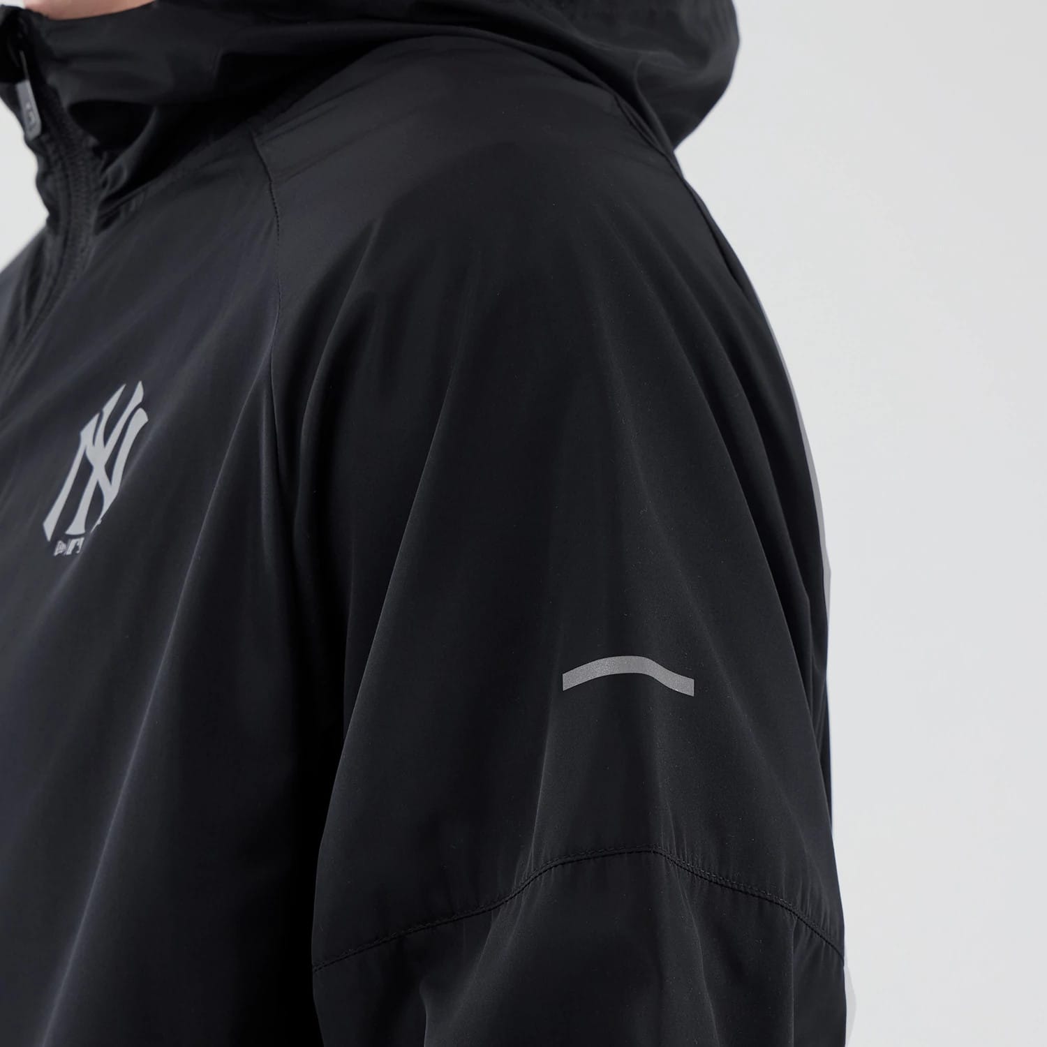 New York Yankees MLB Core Plus Windbreaker Black Jacket-kentox