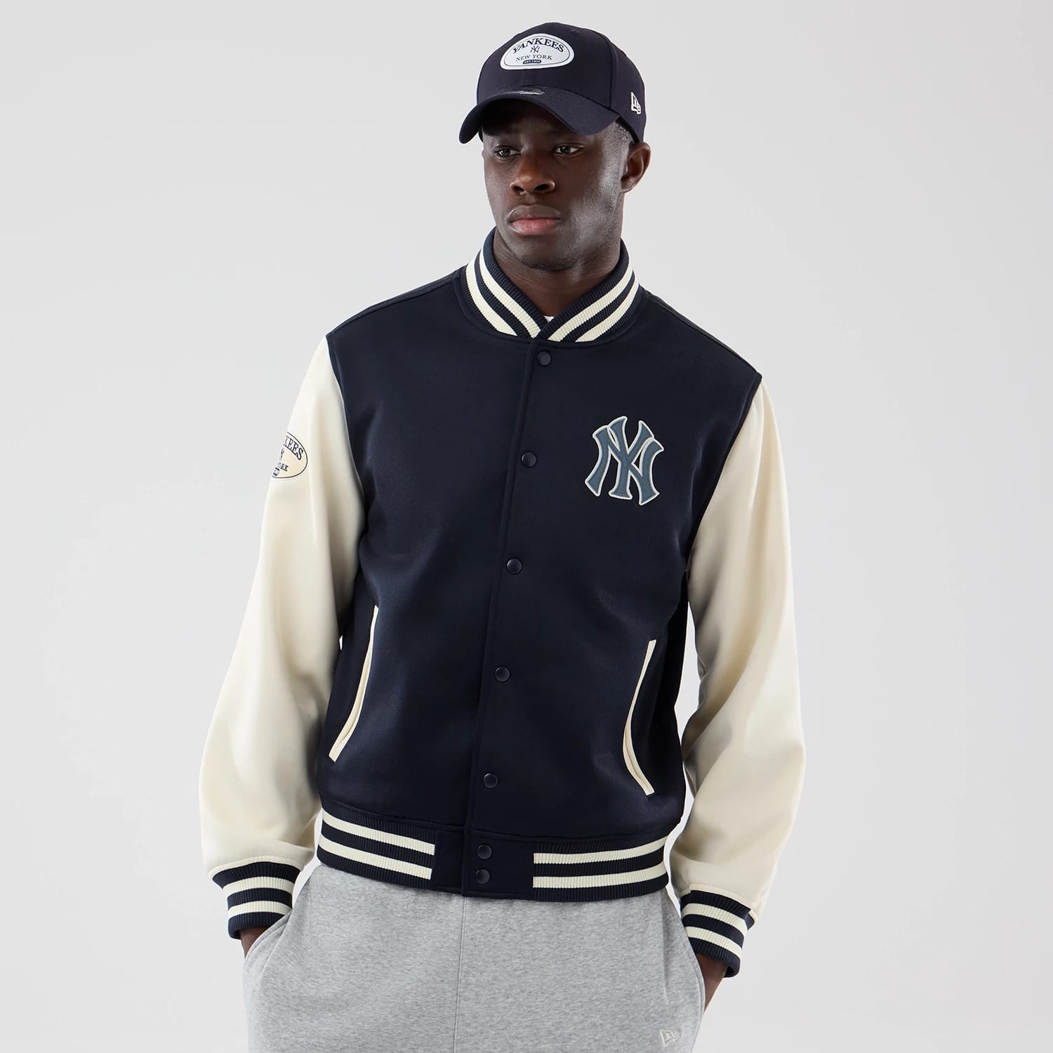 New York Yankees MLB Jersey Bomber Navy Jacket-kentox