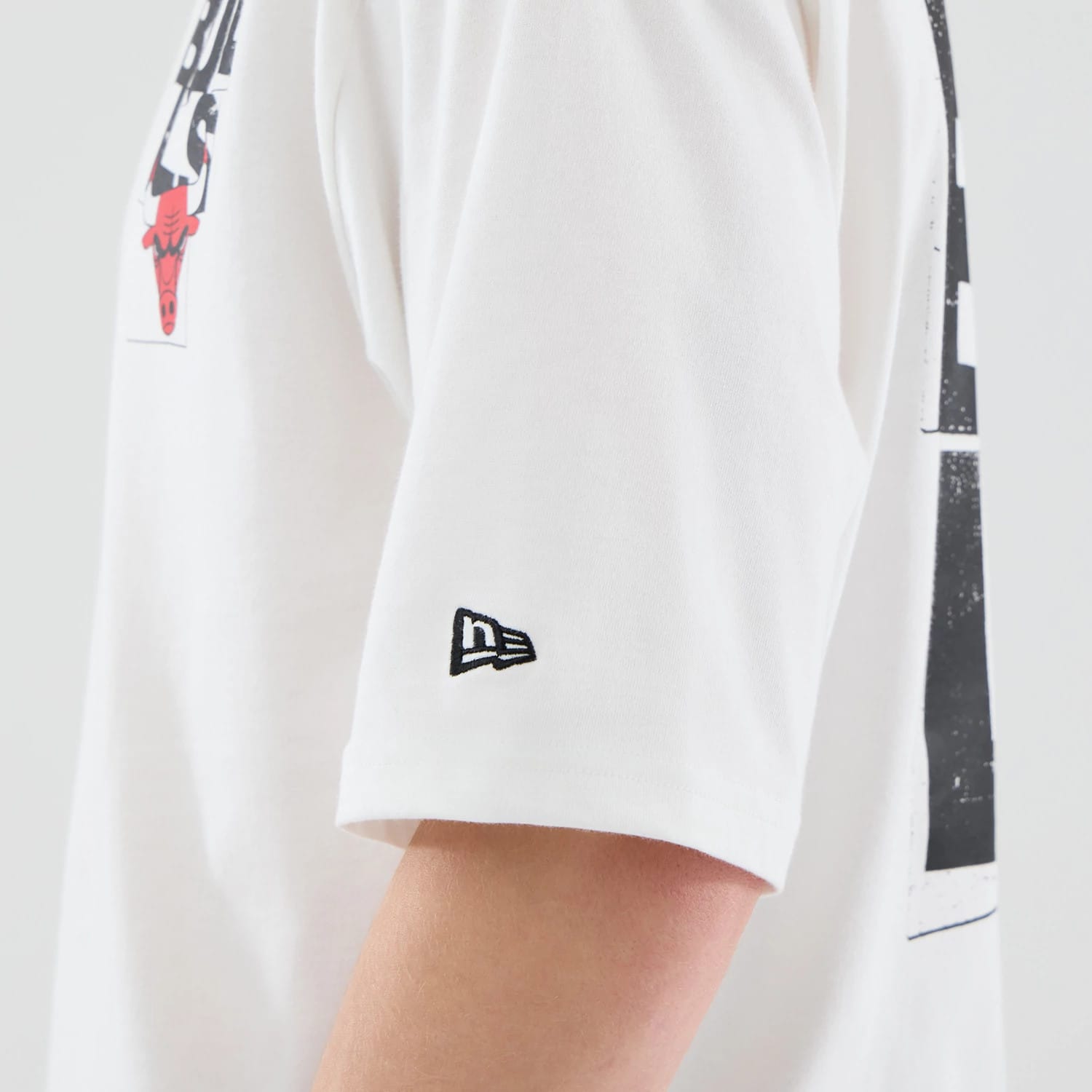 Chicago Bulls NBA Player Graphic White Oversized T-Shirt-kentox
