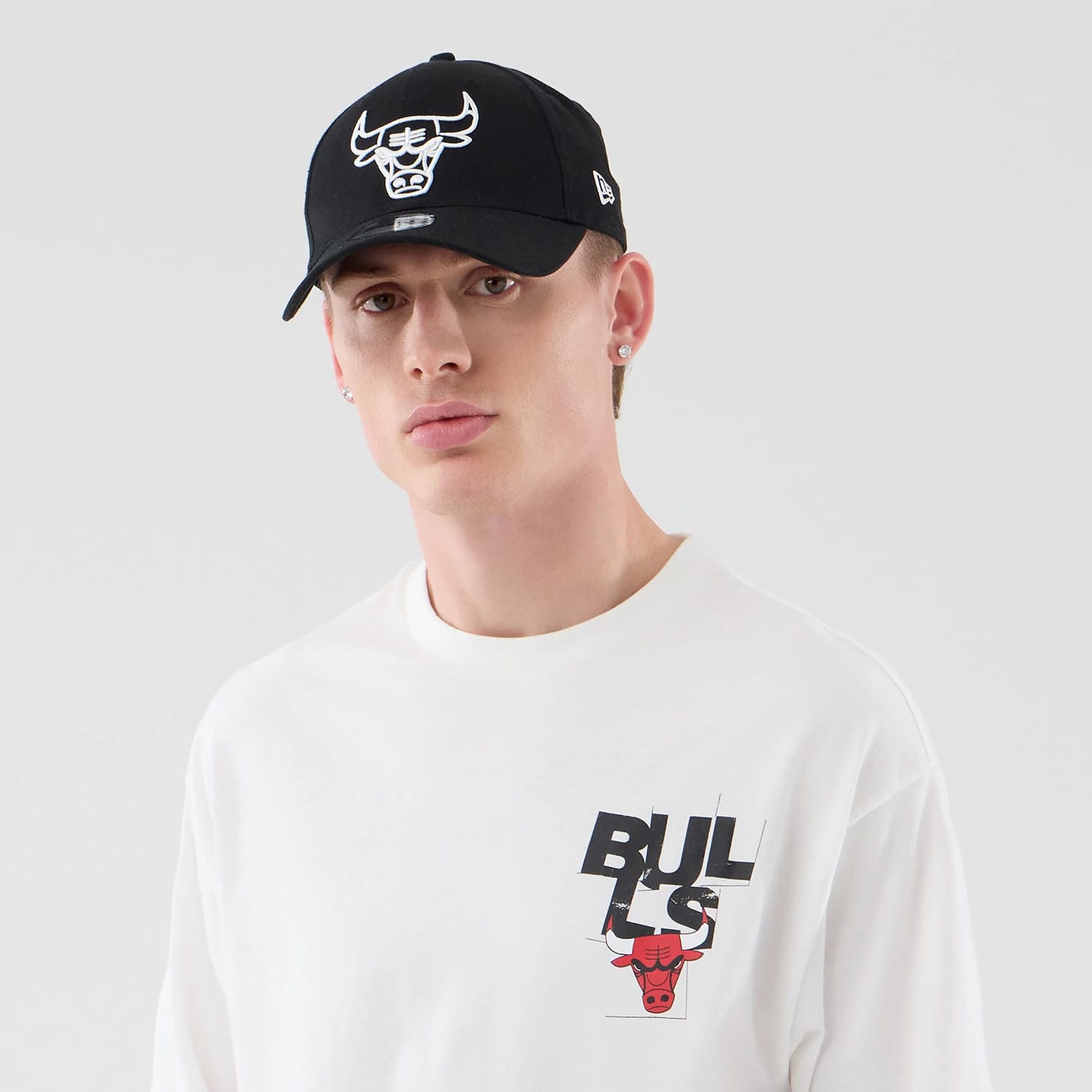 Chicago Bulls NBA Player Graphic White Oversized T-Shirt-kentox