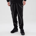 LA Dodgers MLB Piping Track Black Track Pants-kentox