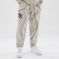 New York Yankees MLB Piping Track Cream Track Pants-kentox