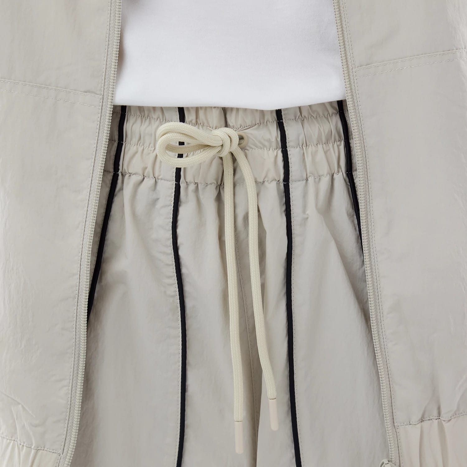 New York Yankees MLB Piping Track Cream Track Pants-kentox