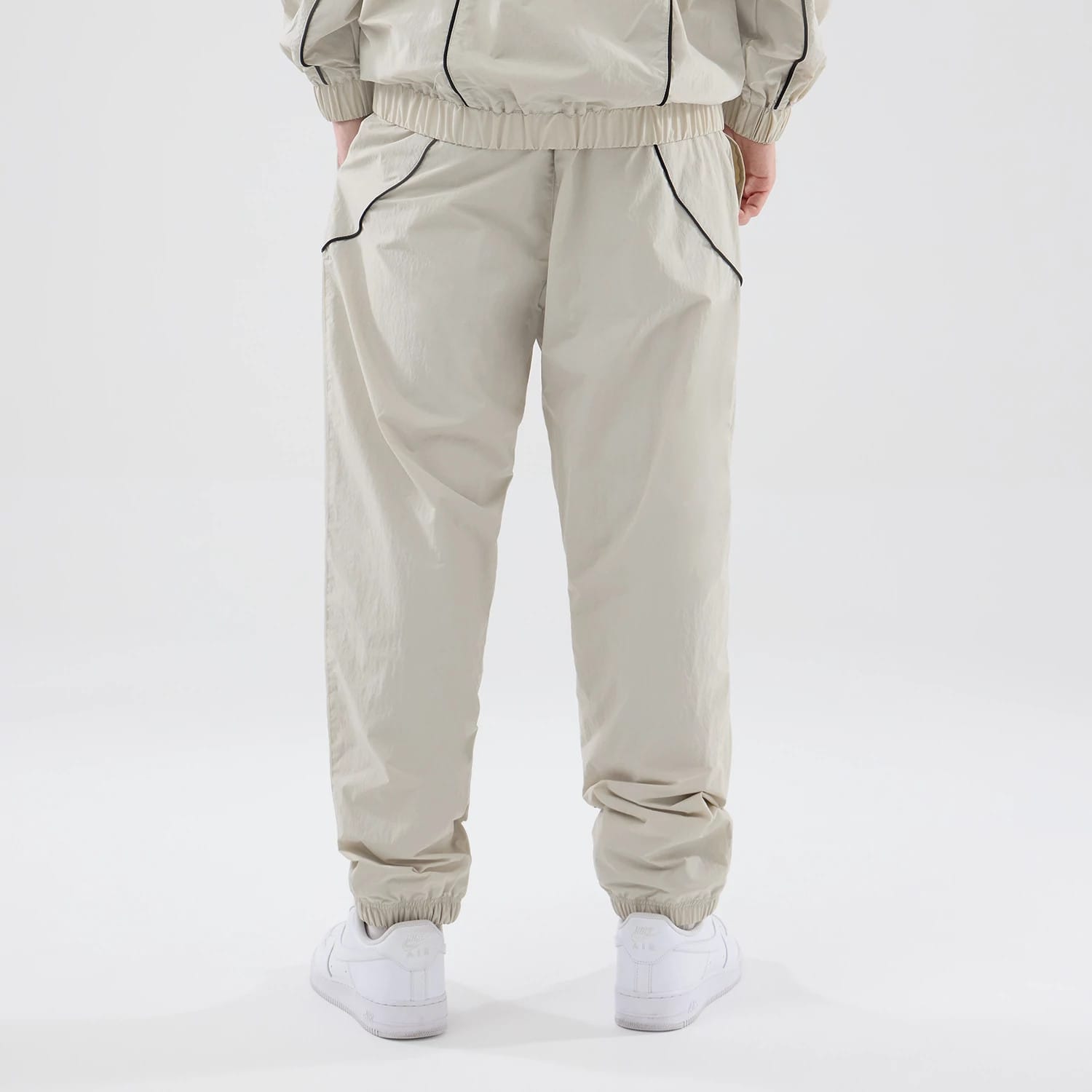 New York Yankees MLB Piping Track Cream Track Pants-kentox