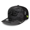 VR46 Camo Black 9SEVENTY Stretch Snap Adjustable Cap-kentox