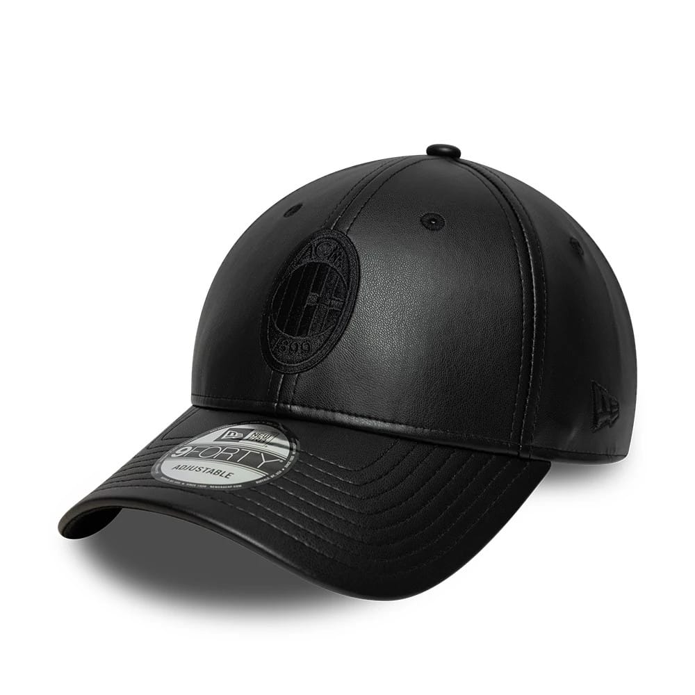 AC Milan PU Black 9FORTY Adjustable Cap-kentox