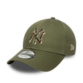 New York Yankees MLB Outline Camo Green 9FORTY Adjustable Cap-kentox