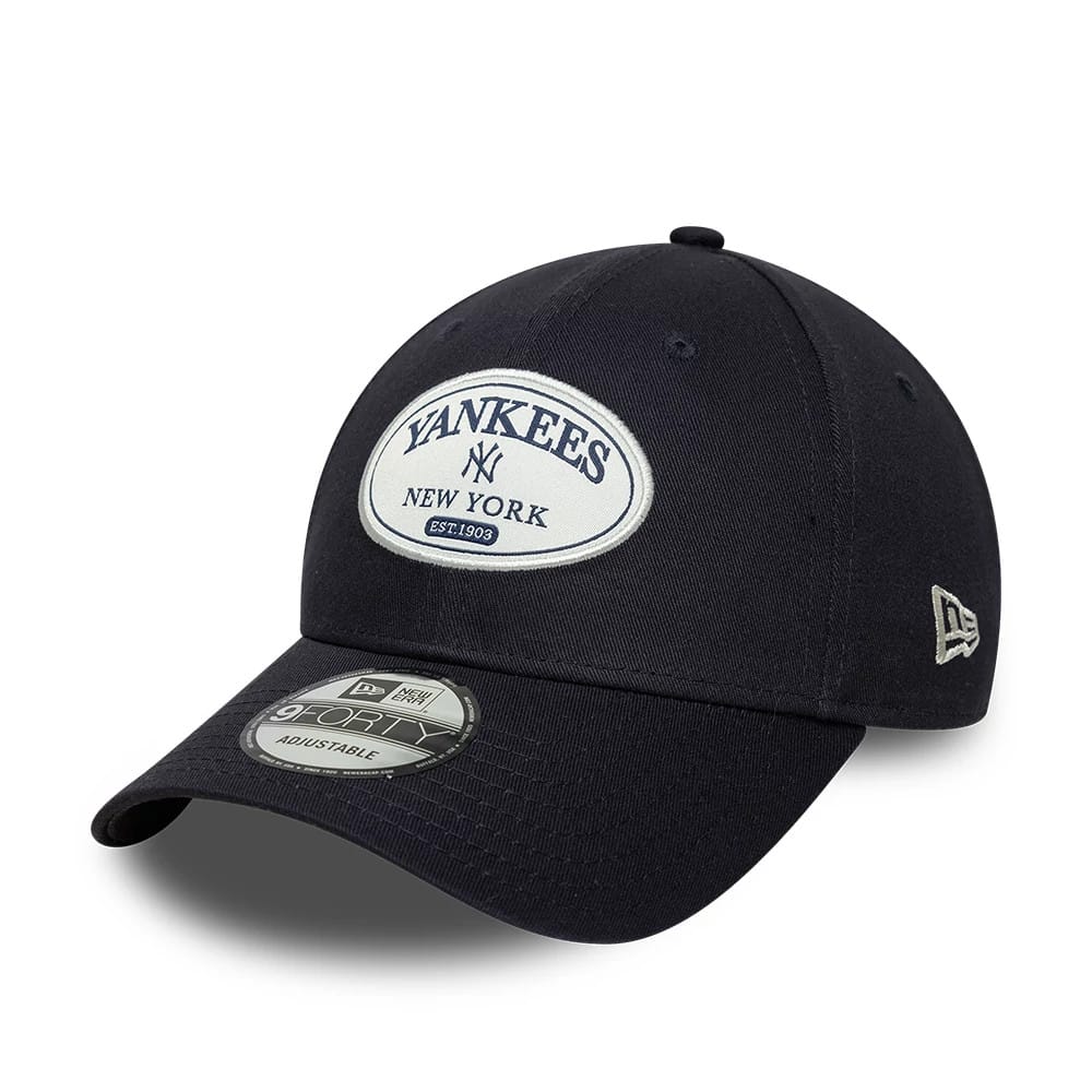 New York Yankees MLB Patch Navy 9FORTY Adjustable Cap-kentox