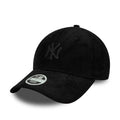 New York Yankees Womens MLB Cord Black 9FORTY Adjustable Cap-kentox
