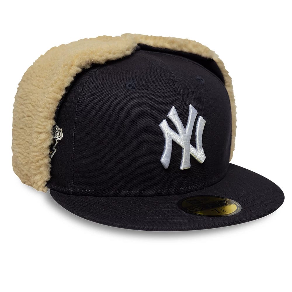New York Yankees MLB World Series Navy Dogear 59FIFTY Fitted Cap-kentox