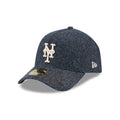 Mets MLB Herringbone Denim Navy 59FORTY A-Frame Fitted Cap-kentox