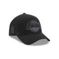 Lakers NBA Waxy Canvas Black 59FORTY A-Frame Fitted Cap-kentox