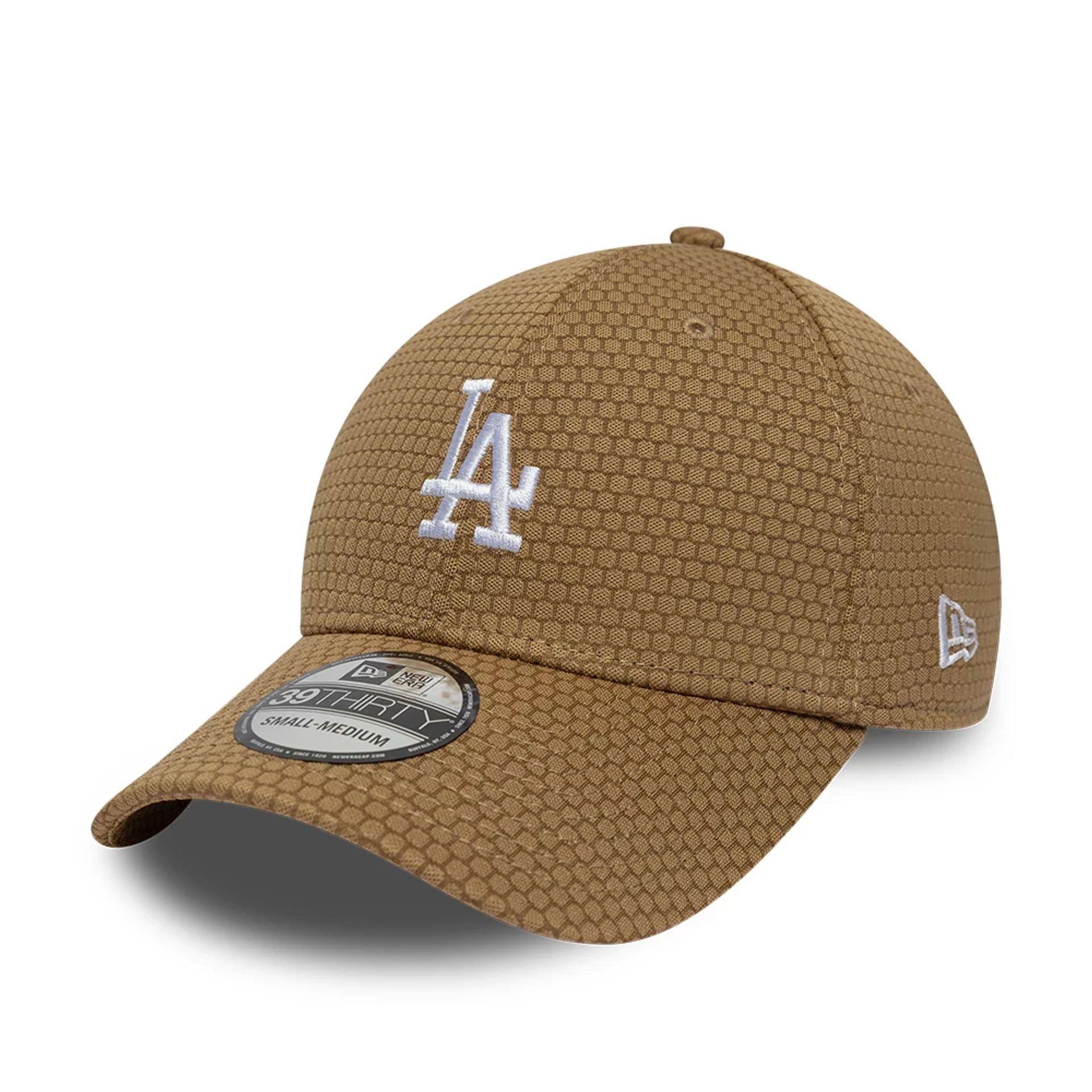 LA Dodgers MLB Tech Dark Beige 39THIRTY Stretch Fit Cap-kentox