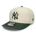 New York Yankees MLB Suede Visor Cream 9FIFTY A-Frame Adjustable Cap-kentox
