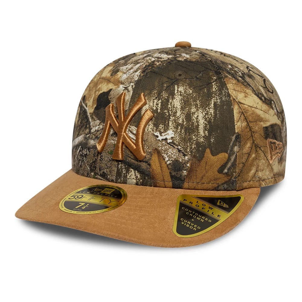 New York Yankees MLB Realtree Assorted Print Low Profile 59FIFTY Fitted Cap-kentox
