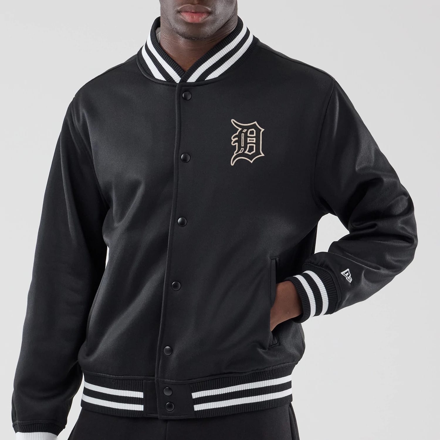 Detroit Tigers MLB Jersey Bomber Black Jacket-kentox