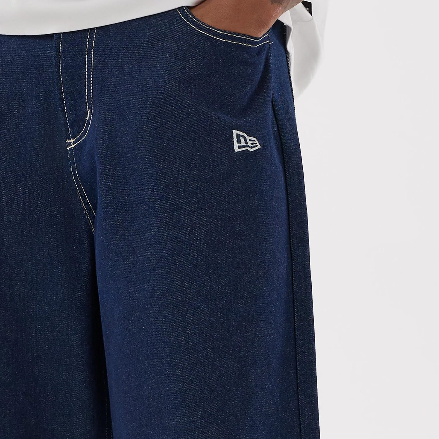 LA Dodgers MLB Jort Dark Blue Oversized Shorts-kentox