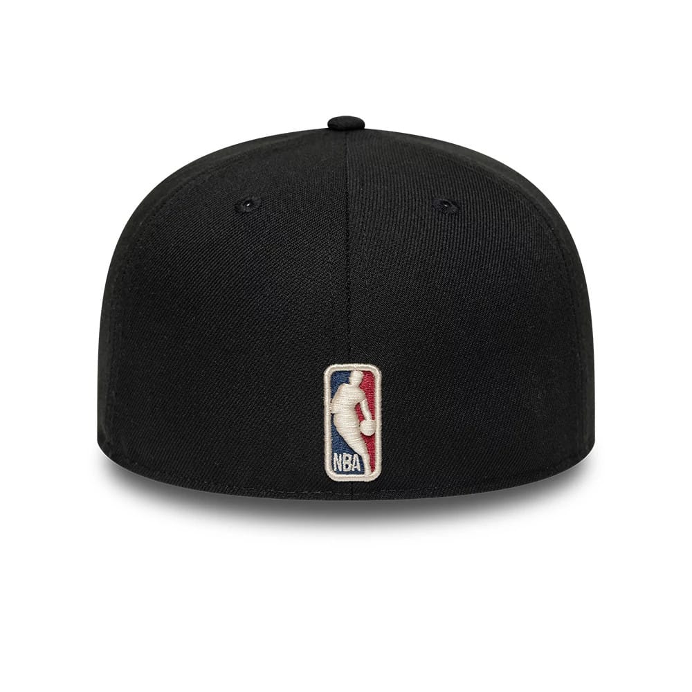 San Antonio Spurs NBA Hardwood Classic Black 59FIFTY Fitted Cap-kentox
