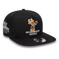 Bucks NBA Hardwood Classic Black 9FIFTY A-Frame Snapback Adjustable Cap-kentox