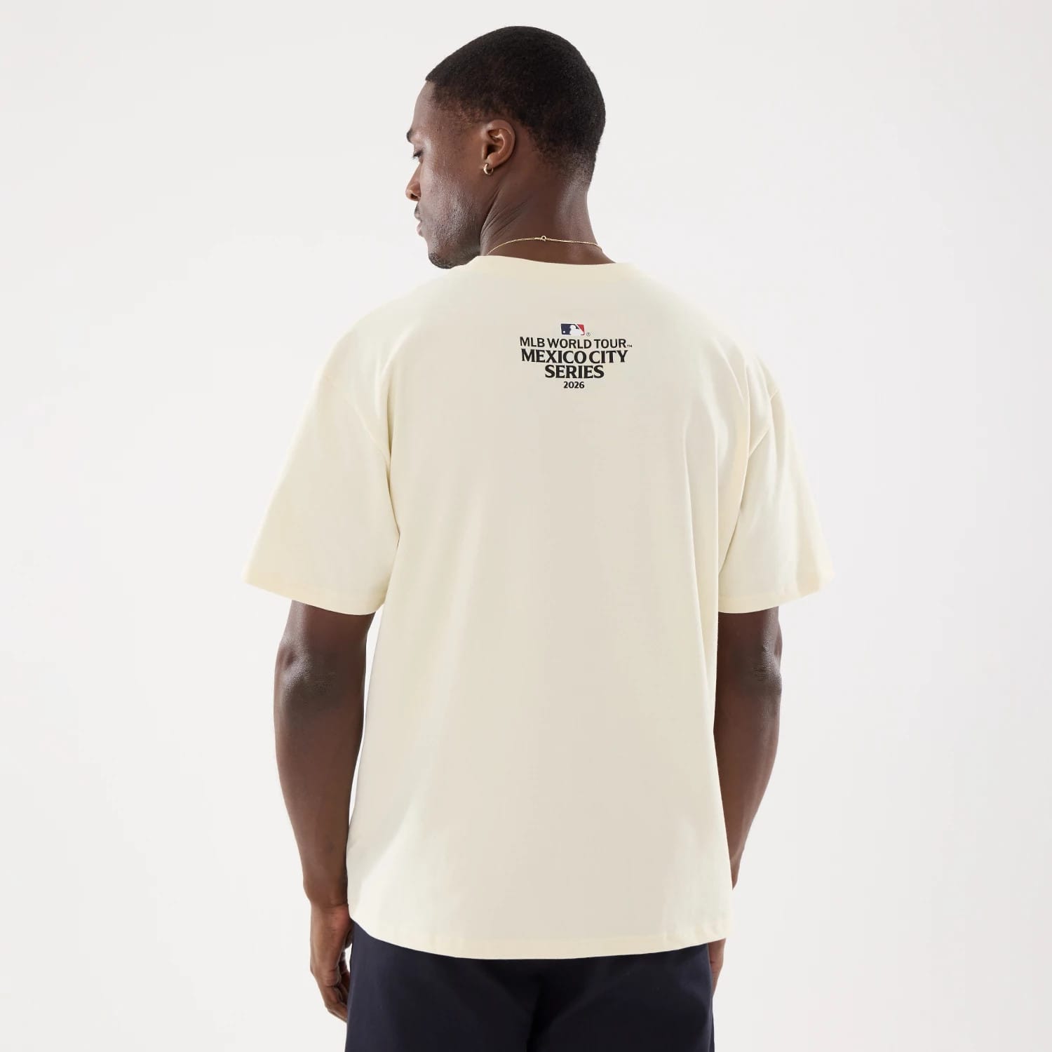 Dueling Logo MLB Mexico City Series 2026 Cream T-Shirt-kentox