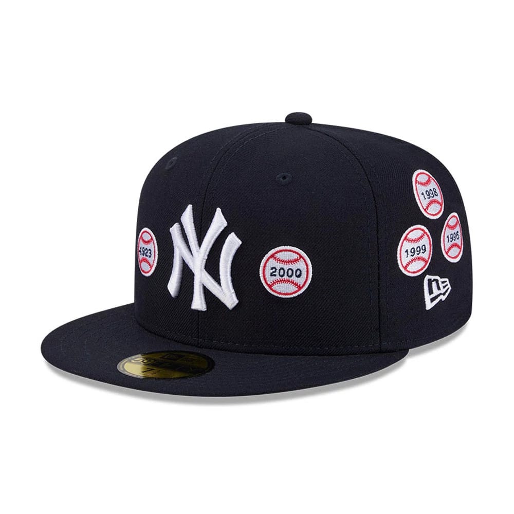 New York Yankees MLB X Spike Lee Patches Navy 59FIFTY Fitted Cap-kentox
