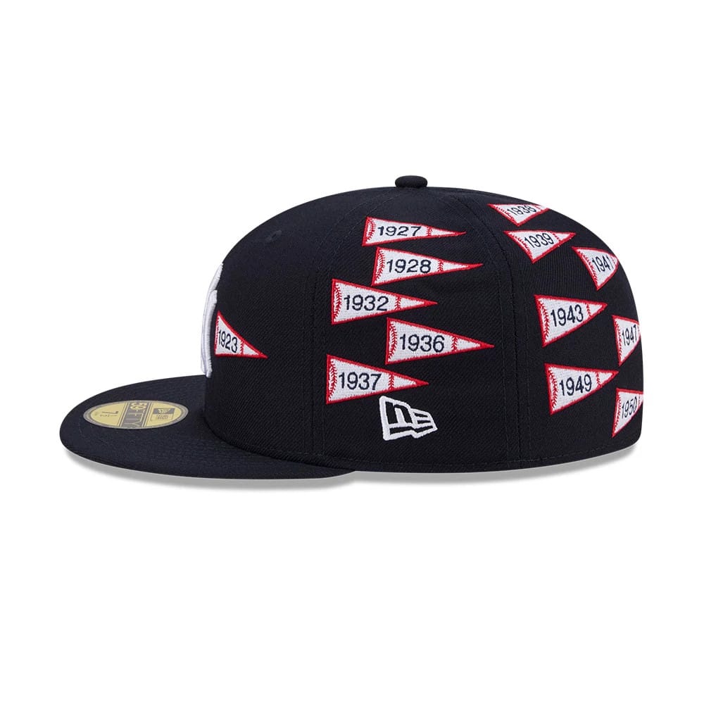 New York Yankees MLB X Spike Lee Flags Navy 59FIFTY Fitted Cap-kentox