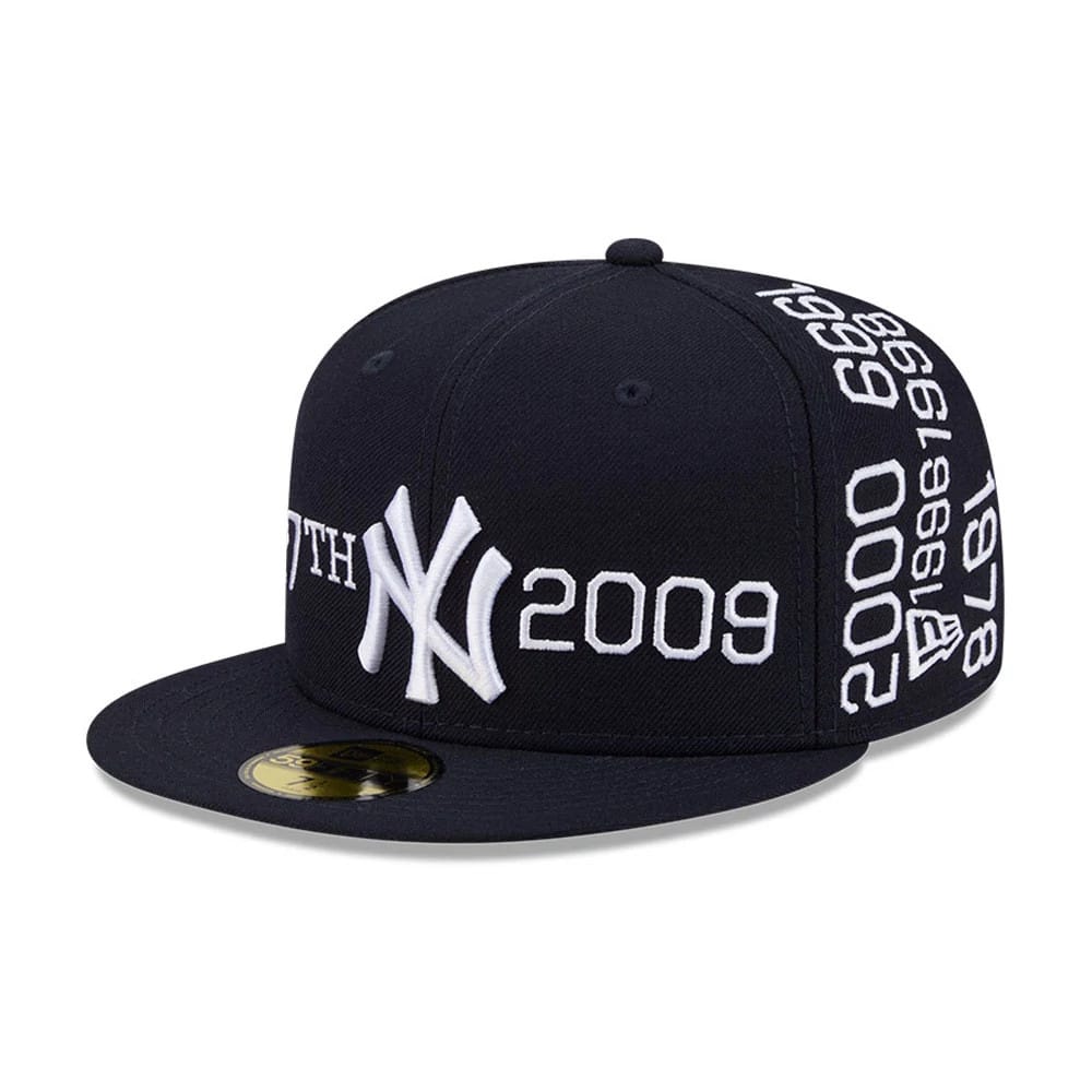 New York Yankees MLB X Spike Lee Script Navy 59FIFTY Fitted Cap-kentox