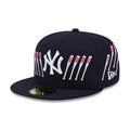 Yankees MLB X Spike Lee Baseball Bats Navy 59FIFTY Fitted Cap-kentox