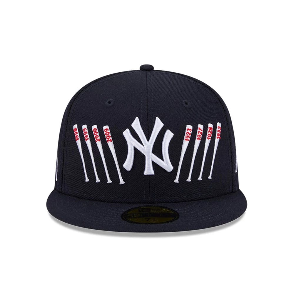 Yankees MLB X Spike Lee Baseball Bats Navy 59FIFTY Fitted Cap-kentox