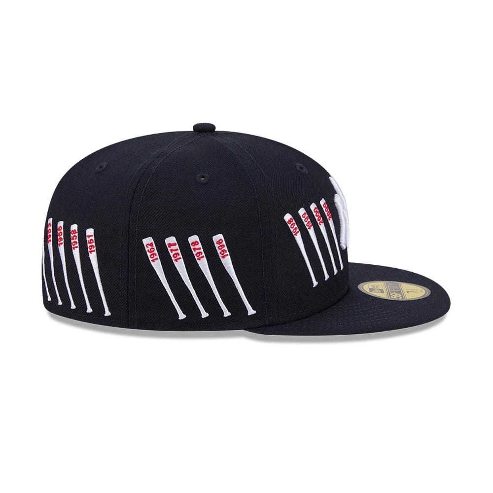 Yankees MLB X Spike Lee Baseball Bats Navy 59FIFTY Fitted Cap-kentox