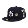 New York Yankees MLB X Spike Lee Gloves Navy 59FIFTY Fitted Cap-kentox