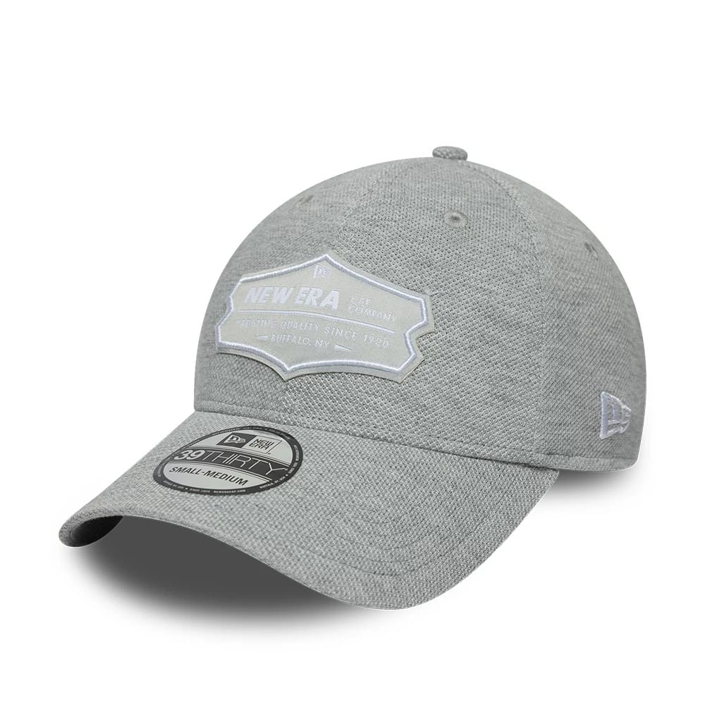 New Era Jersey Grey 39THIRTY Stretch Fit Cap-kentox