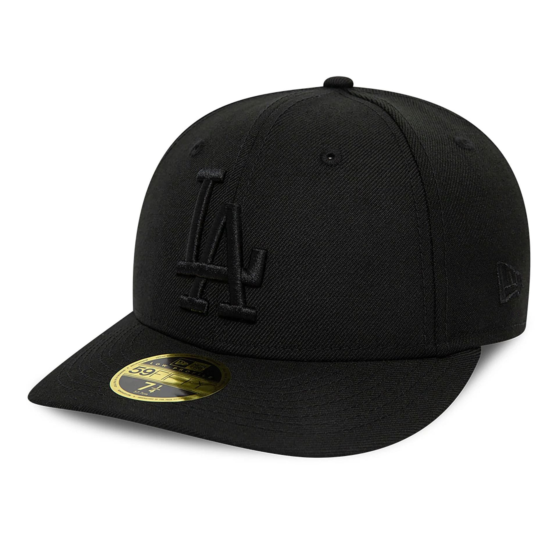 LA Dodgers MLB Black Low Profile 59FIFTY Fitted Cap-kentox